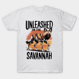 African Wild Dog – The Painted Hunter T-Shirt